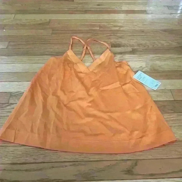 Athleta Tops - Athleta Women's Orange Cotton Cami Size S Lightweight Breathable